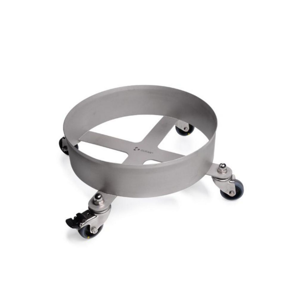 Metal Dolly for 10L GL45 bottle stainless steel