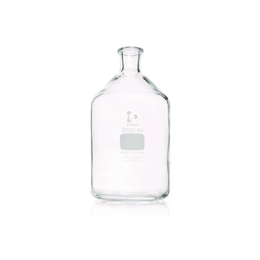 Narrow neck bottle 2 L DURAN, without cap, clear