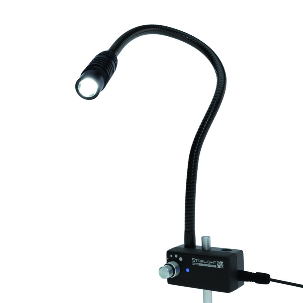 LED Incident Lamp with protective glass, 1-armed, arm length 600 mm