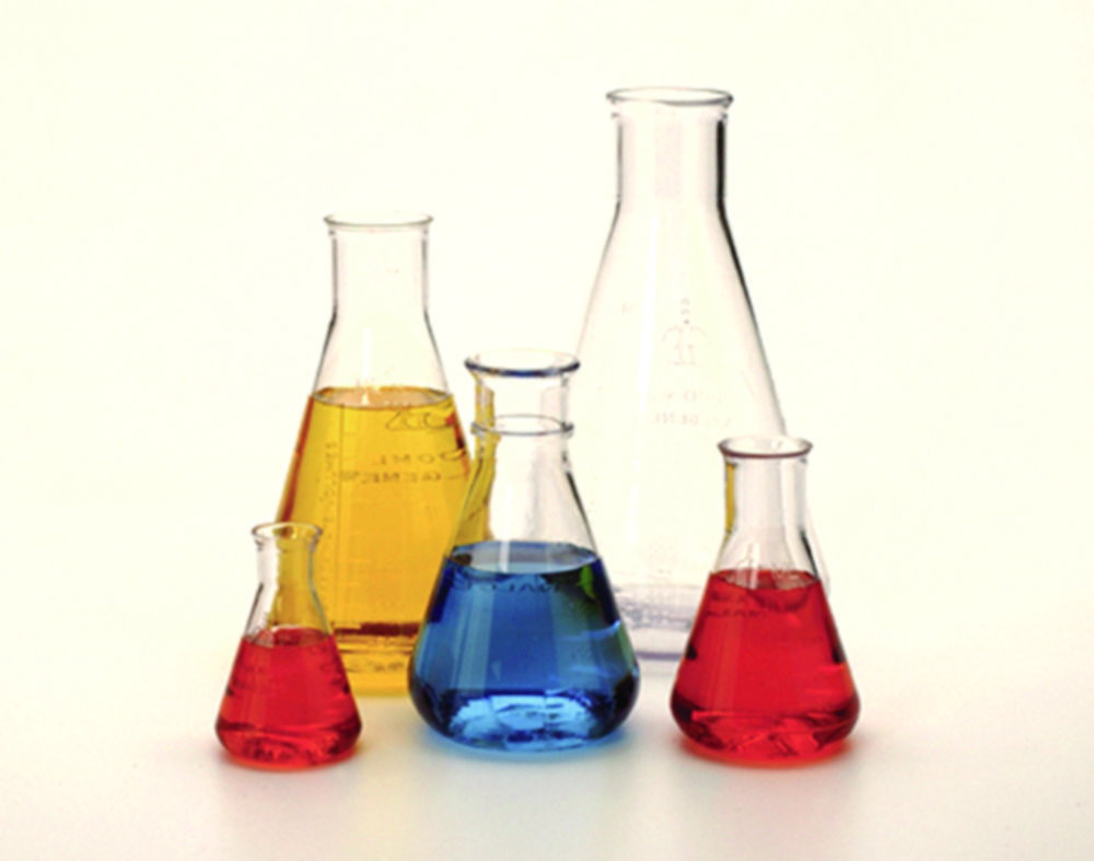 Erlenmeyer flask 125 ml, PC, graduated
