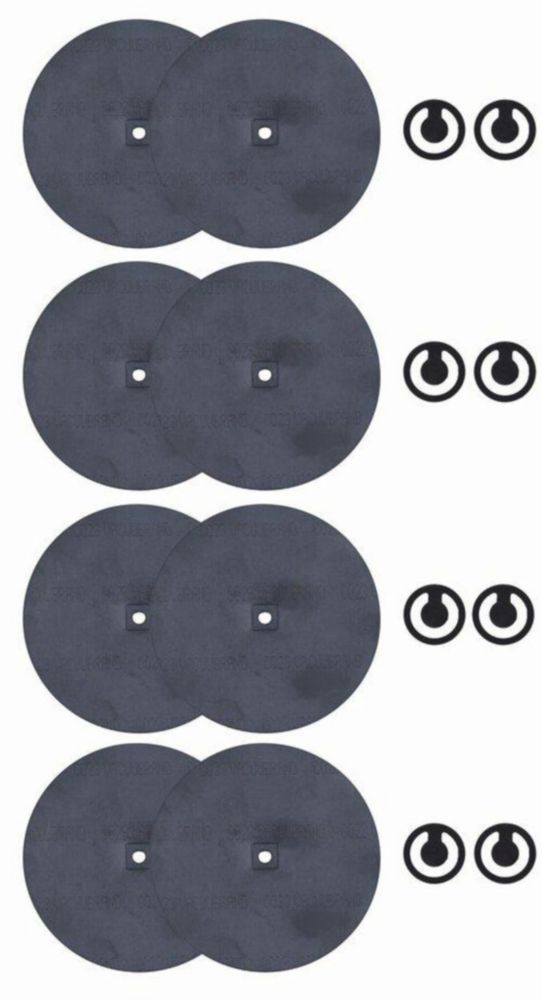Spare seals sets MV2 diaphragms and valves