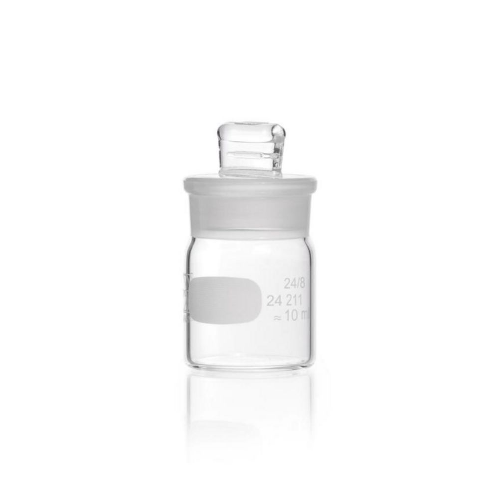 DURAN® Weighing bottle, with grip stopper, tall shape, 28 x 40 mm, 10 ml
