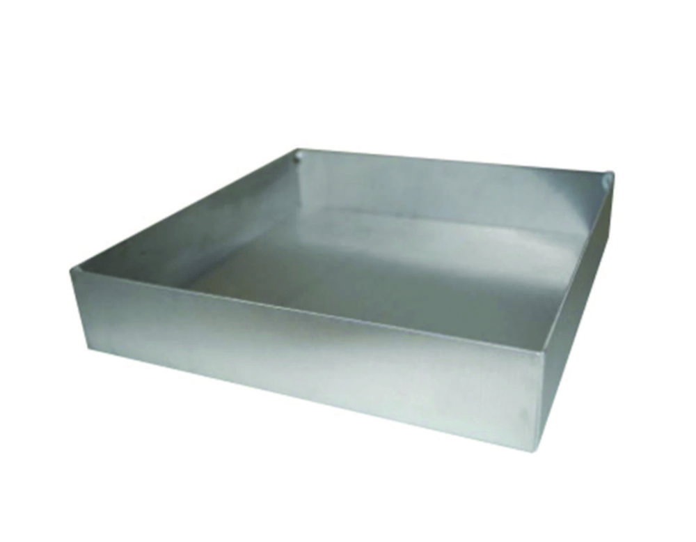 Tray for Drosophila Vials/bottles Aluminium, 292x292x57mm