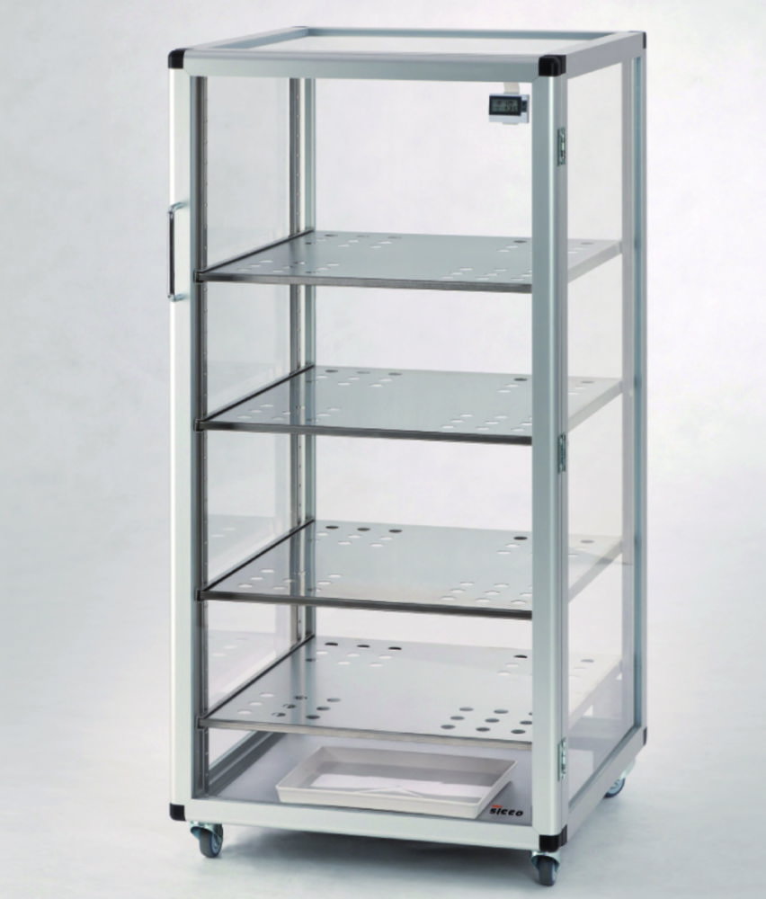 Sicco Maxi 1-Vitrum-Desiccator 560x1150x580mm, borosilicate 3.3/Alu