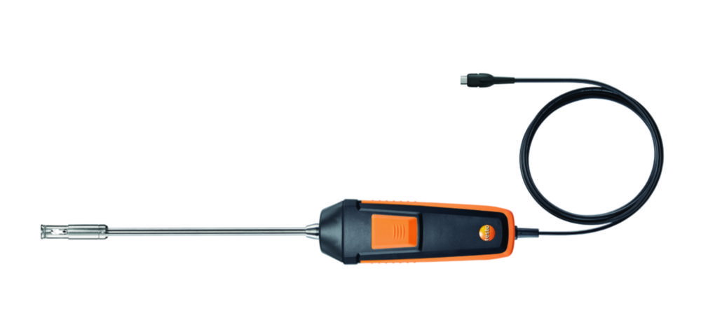 Fume cupboard probe (digital), wired Measuring range 0°C...+50°C