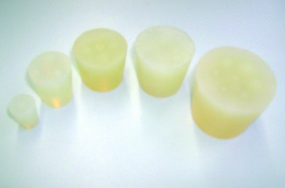 Silicone rubber stoppers, 64,5 x 75,5 x 55 mm