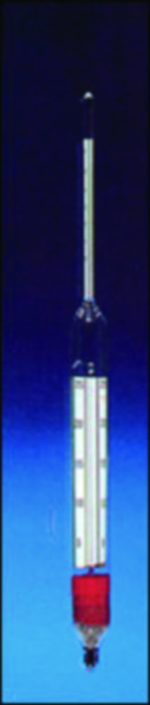 Alcoholometer 45-50% with blue Wg.-thermometer