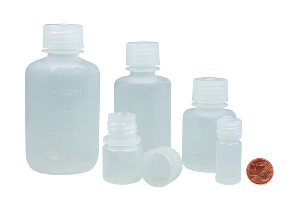 LLG-Narrow-mouth vials with screw cap, 8ml, PP Heavy duty, pack of 100