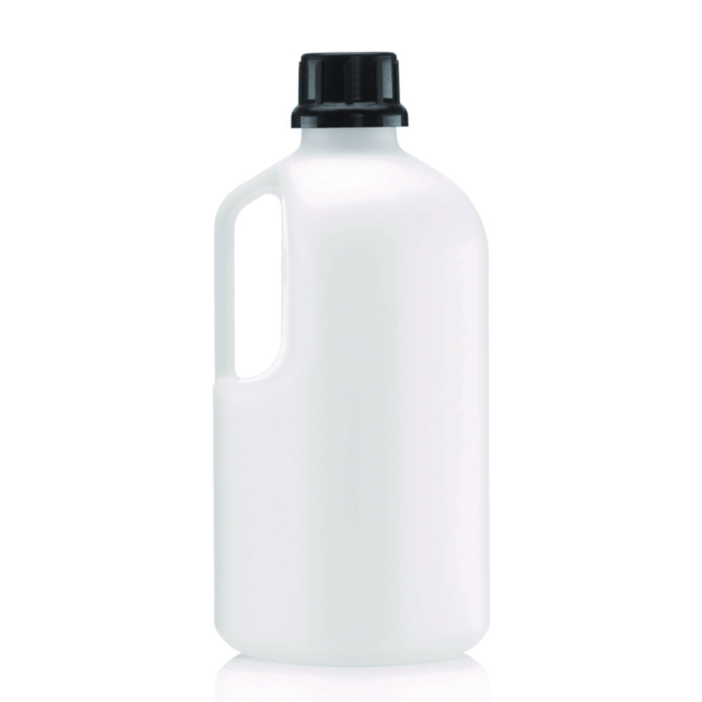 UN-Narrow mouth bottle 2500 ml "SafeGrip", natural, HDPE without closure