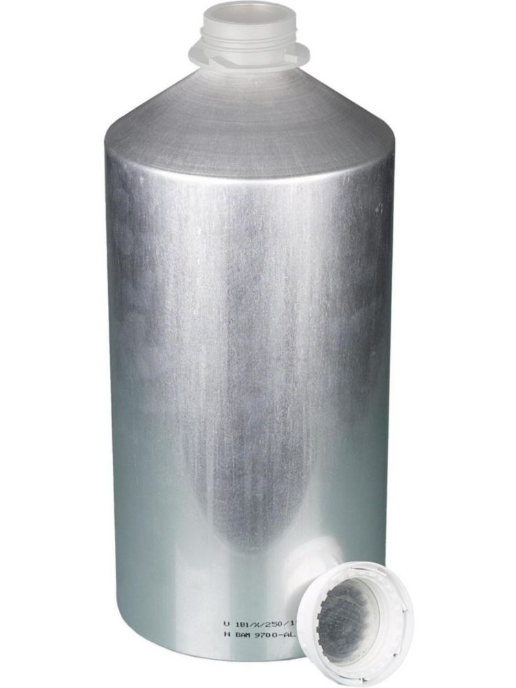 Aluminium bottles 5600ml with PP-screw cap pack of 10