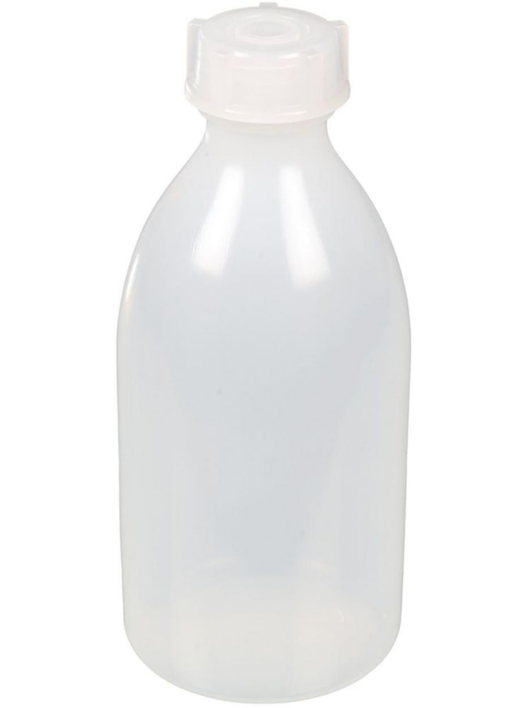 Bio-Narrow neck bottles 250 ml green LDPE, m.V., LaboPlast, pack of 10