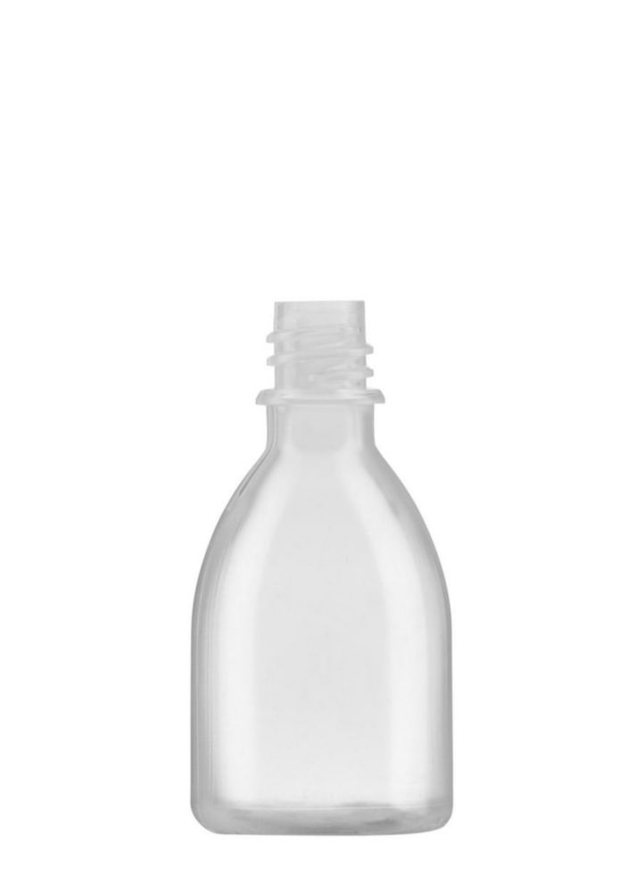 Narrow neck bottle 30 ml, LDPE clear, without screw cap screw cap see 9.072 771