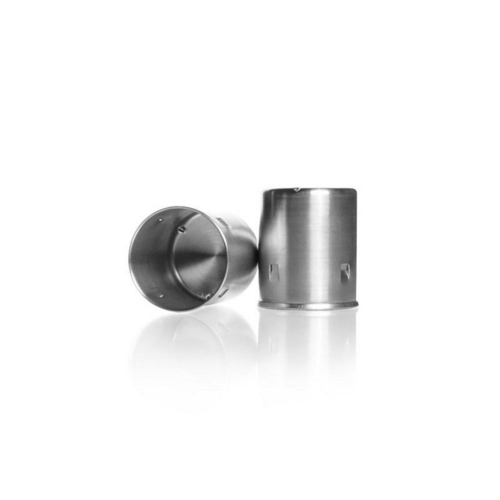 Metal caps,for culture flasks and media bottles stainless steel,for neck diam. 38 mm