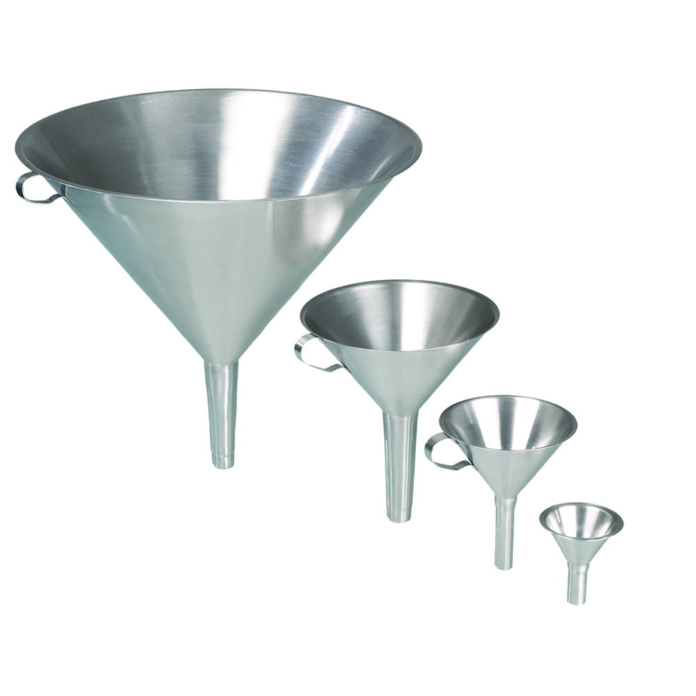 Funnel 120 mm, AISI 304 stainless steel