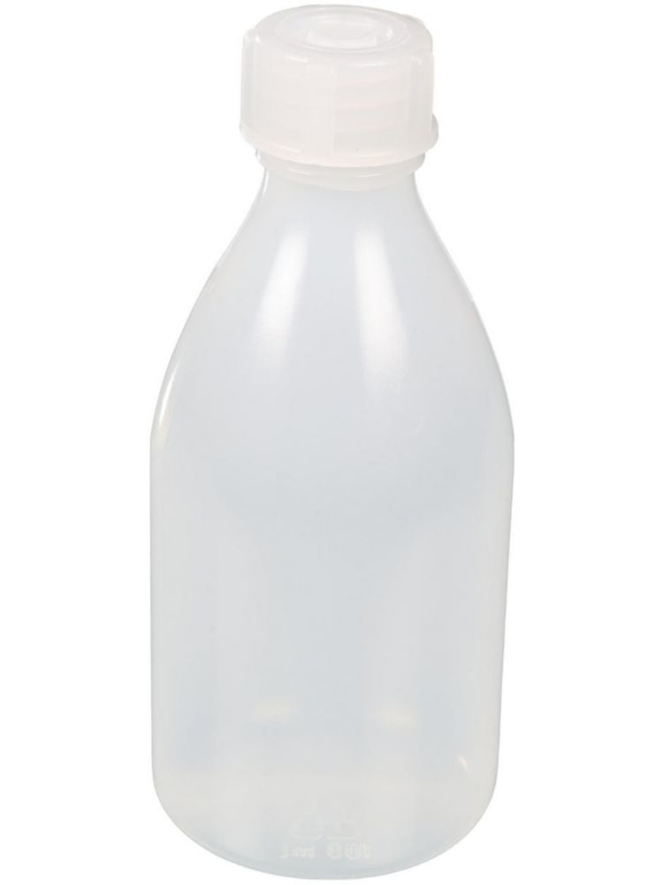 Bio-Narrow neck bottles 100 ml green LDPE, m.V., LaboPlast, pack of 10