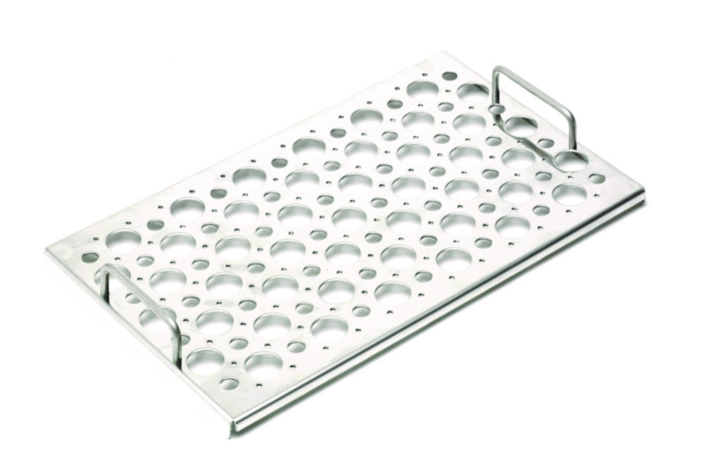 Flask tray for OLS26 compatible with SC flask clamps, SR racks and SH plate holder