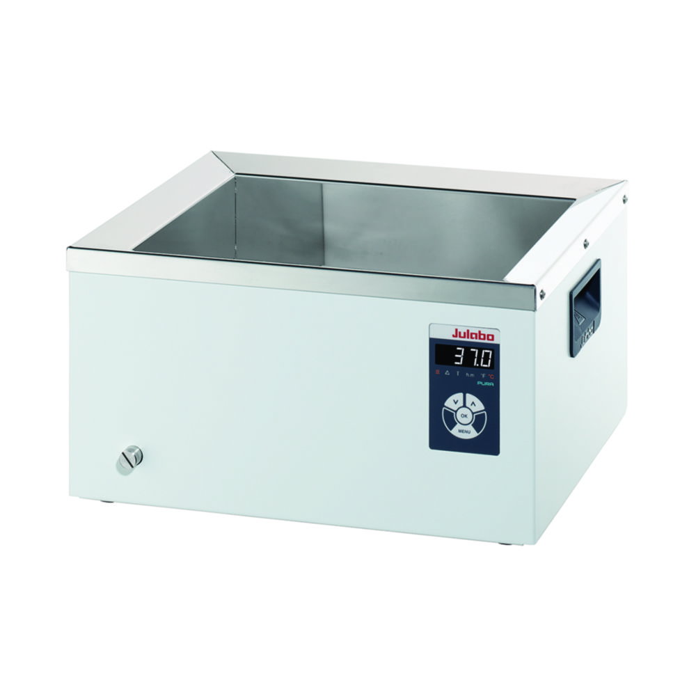 Water bath PURA 14, 2...14L temperature range: +18...+99,9°C heat output 1.8kW, 42x35x22cm