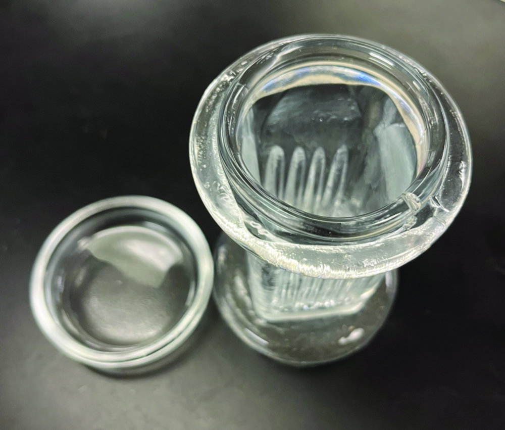 RA Lamb Glass Coplin Jar holds 5 slides (10 back to back)