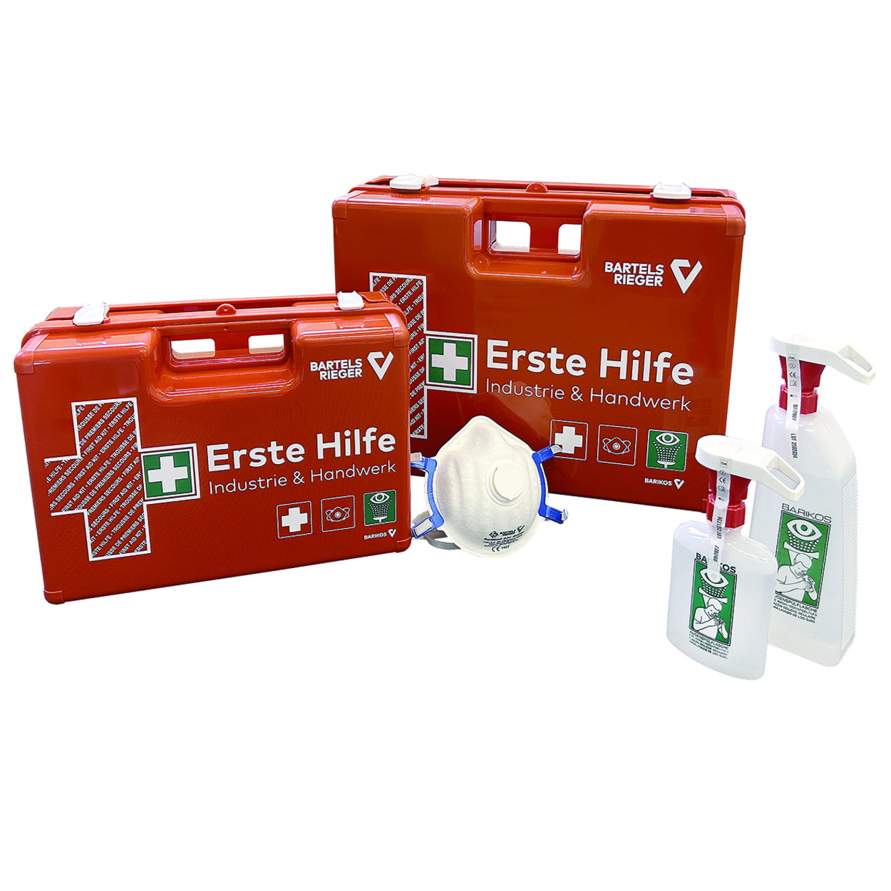 First Aid Kit, big acc. to DIN 13169 edition: 2021-11 in  plastic pouch