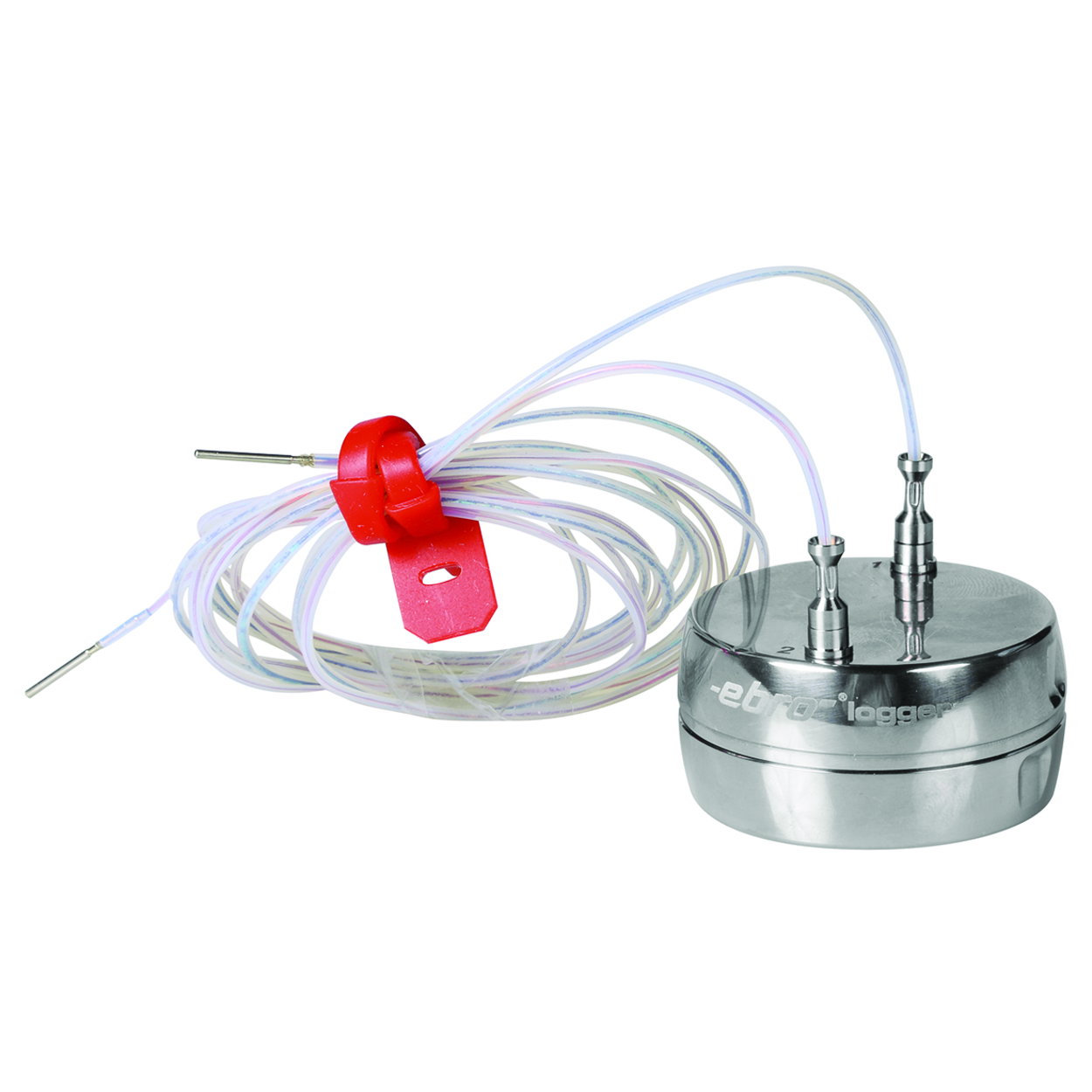 Temperature data logger EBI 12-T471 2-channel, flexible cable probes 1200 mm