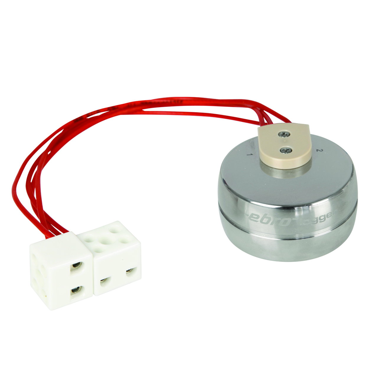 Temperature data logger EBI 12-T480 2-channel, axial, 200 mm cable, Luer lock connector