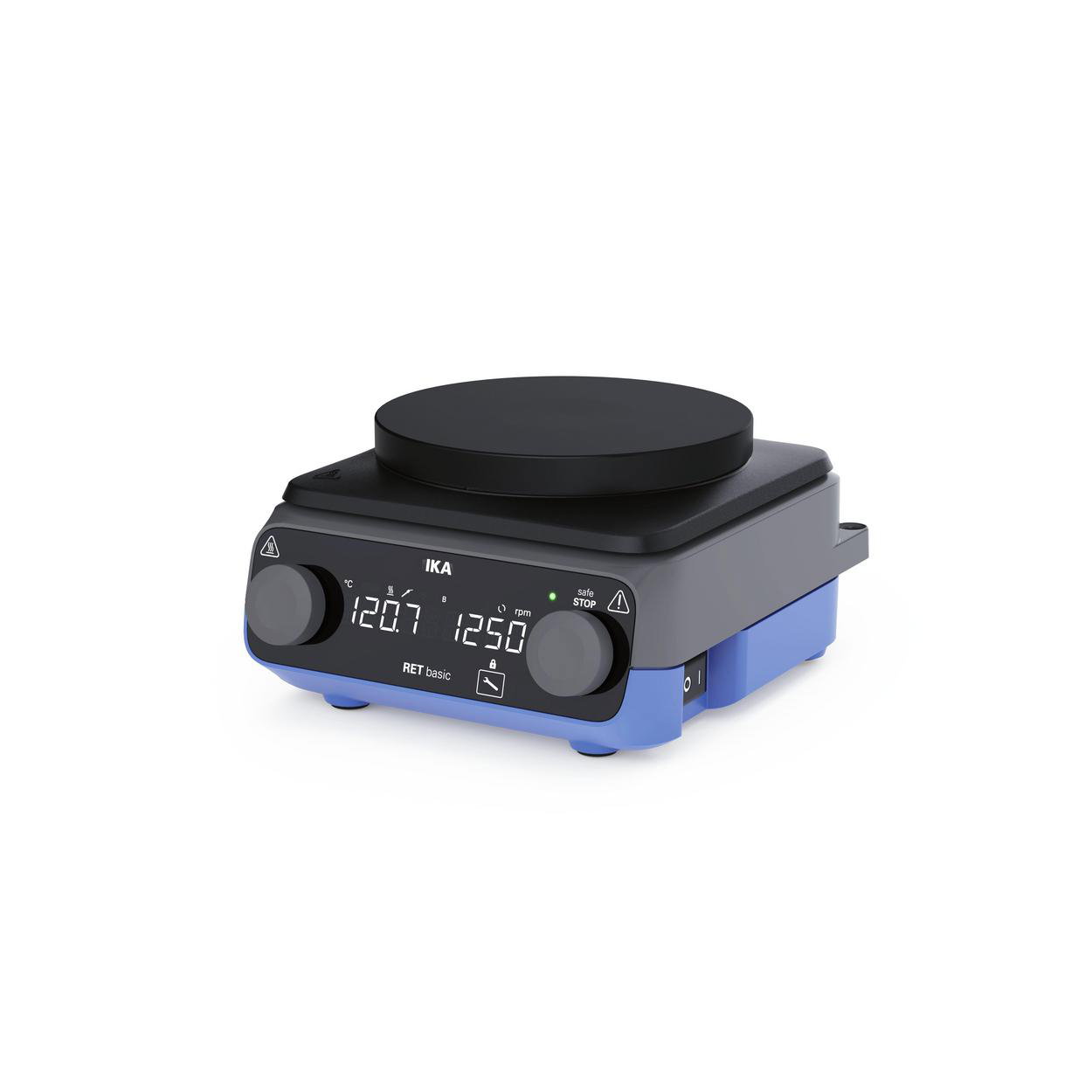 RET basic anodized Magnetic stirrer with heating, anodized hotplate with UK plug