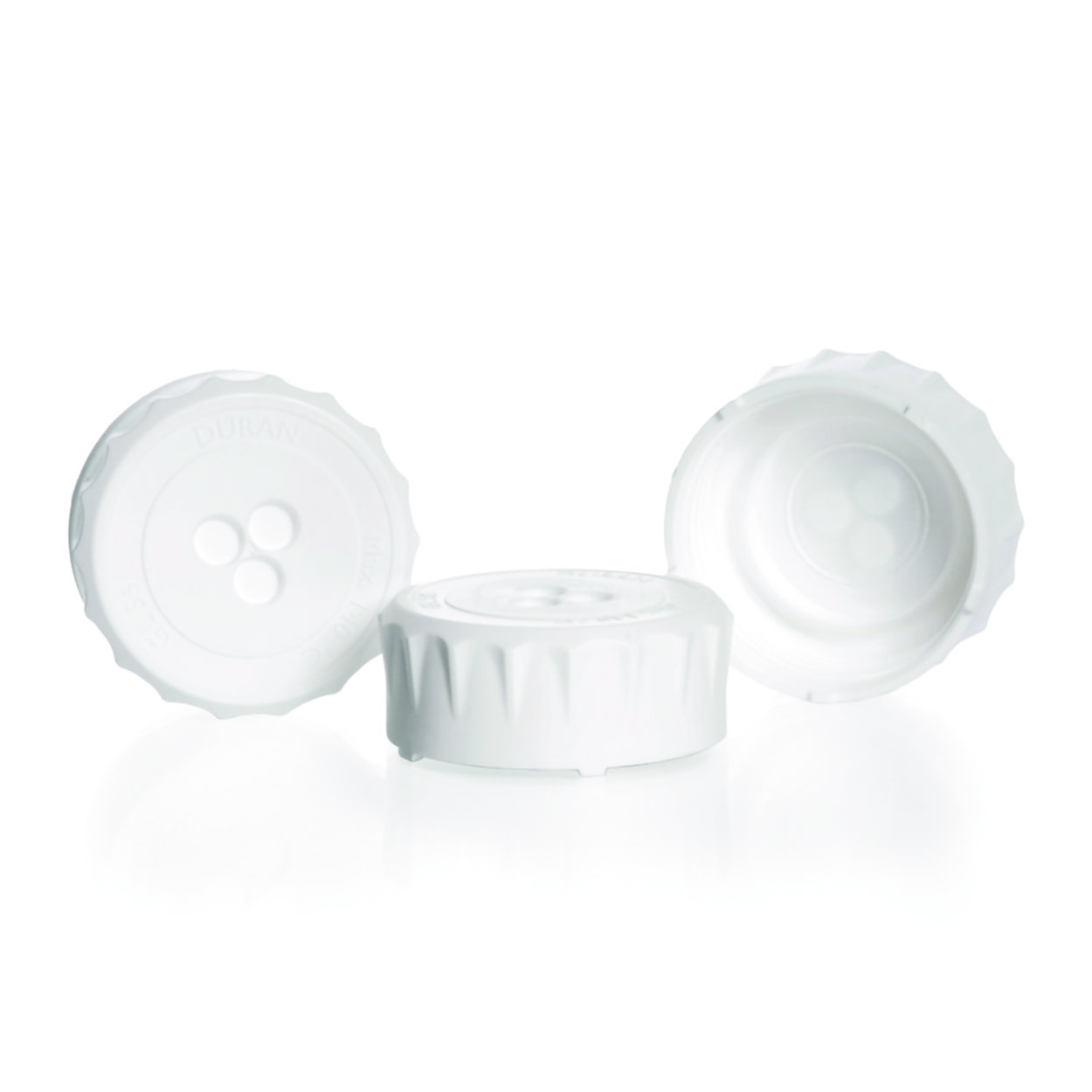 Membrane screw cap GL 56, PP white, for laboratory glass bottles pore size 0.2 µm