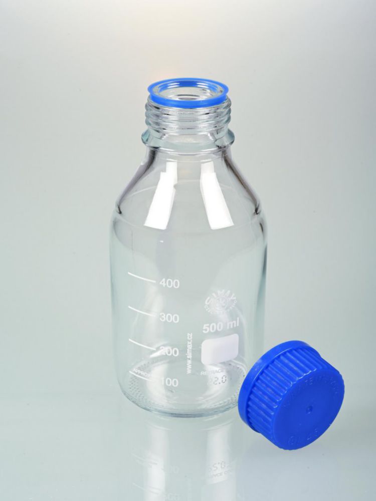 Glass bottle 500 ml with cap