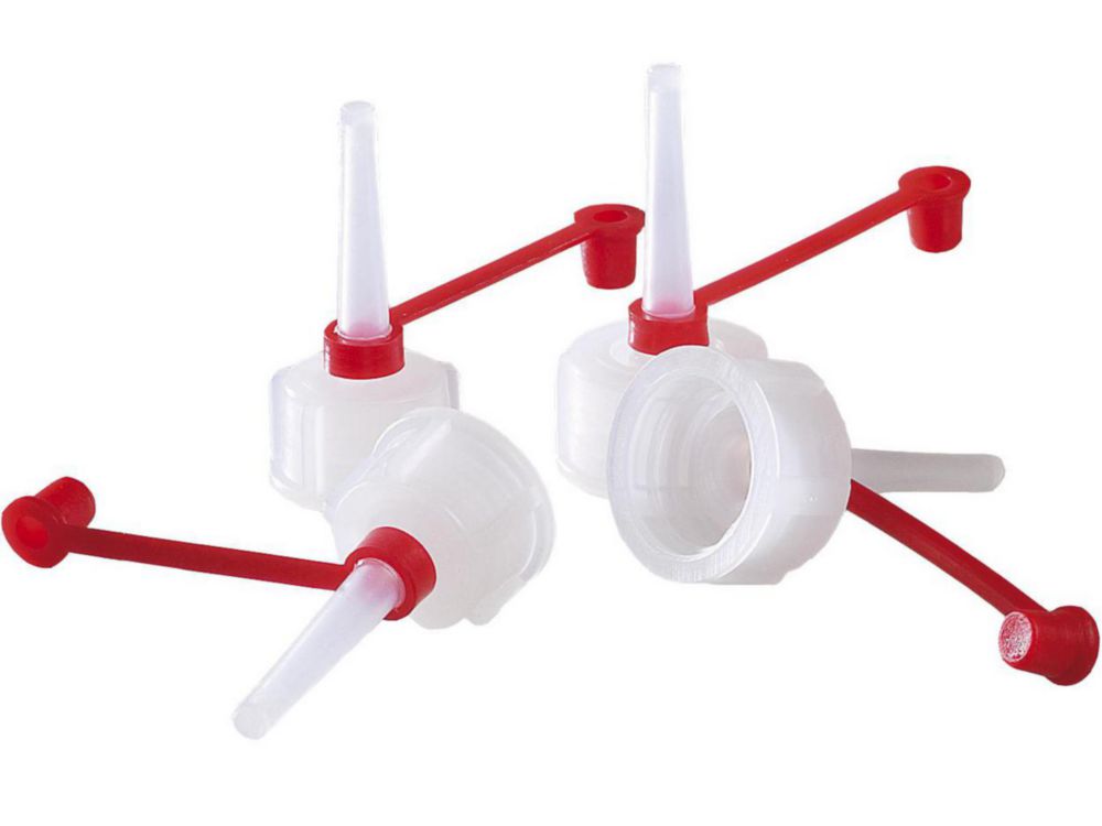 Dropper cap with captive cap for threads Ø 25