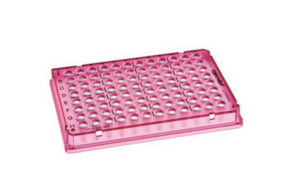 twin.tec® Trace PCR Plate 96 skirted, PCR clean, fuchsia, pack of 25
