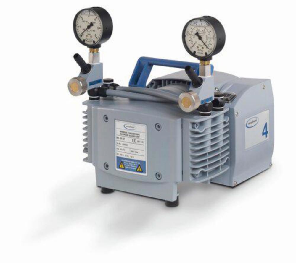 Diaphragm pump ME 4R NT, one stage, certification (NRTL): C/US100-120 V / 50-60 Hz, US mains cable