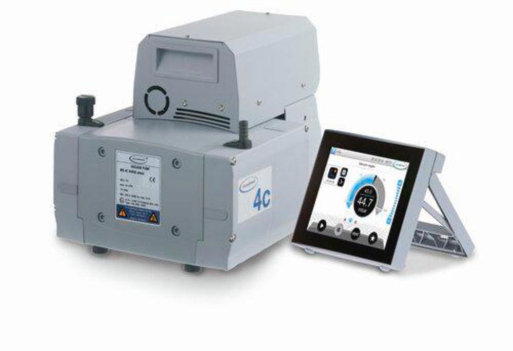 VARIO chemistry diaphragm pump, MD 4C VARIO select, three stage, 100-120V / 50-60Hz, US mains cable