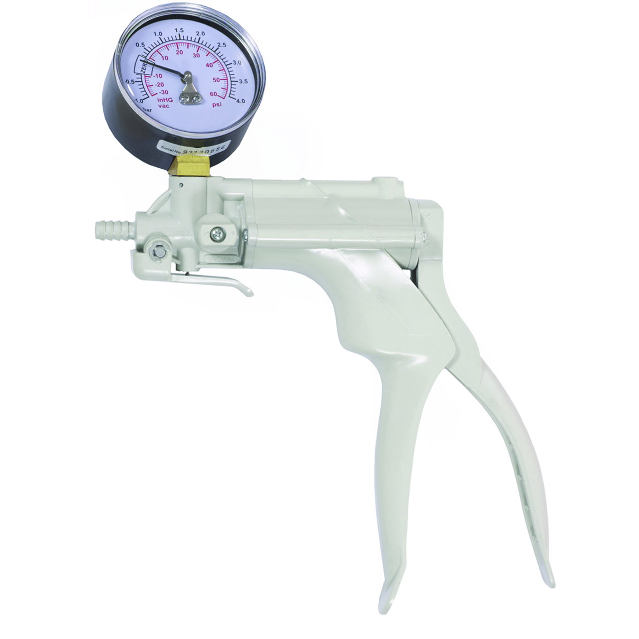 Vacuum pump VacuMan PVC, stroke 16 ml, vacuum mbar 850 w. pressure gauge