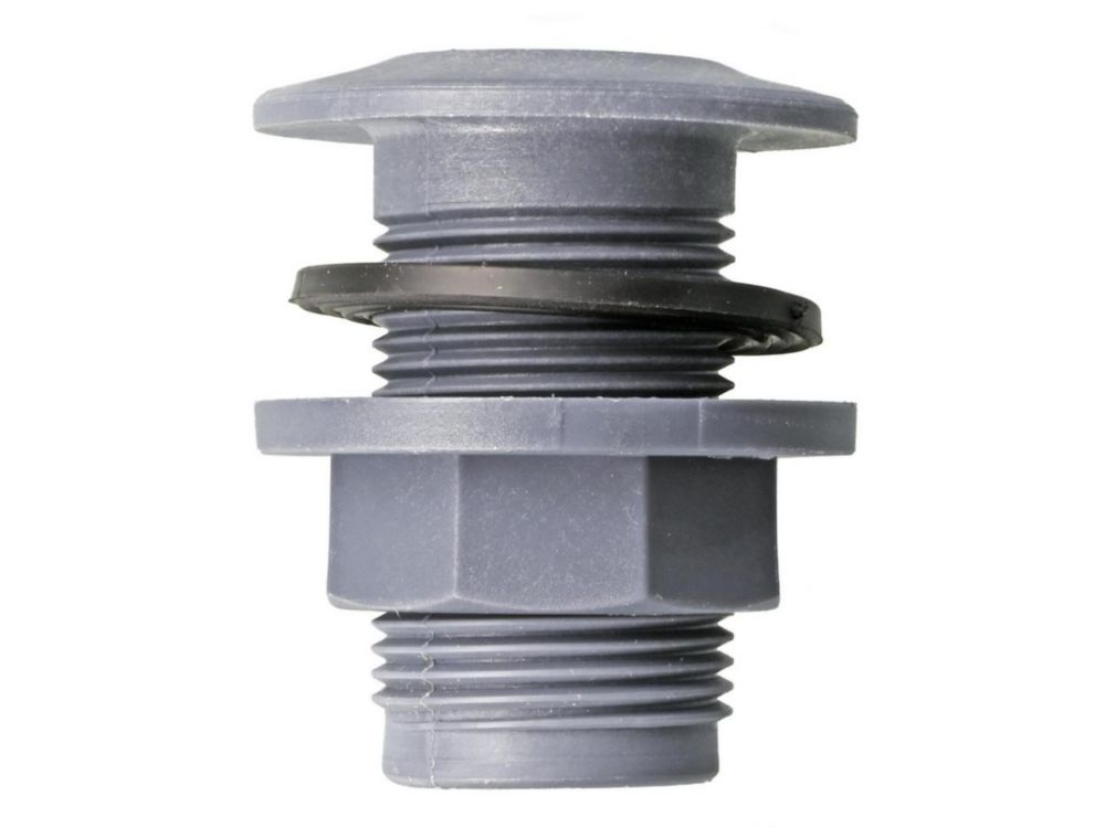 Container connection 3/4" 18mm outlet, PP