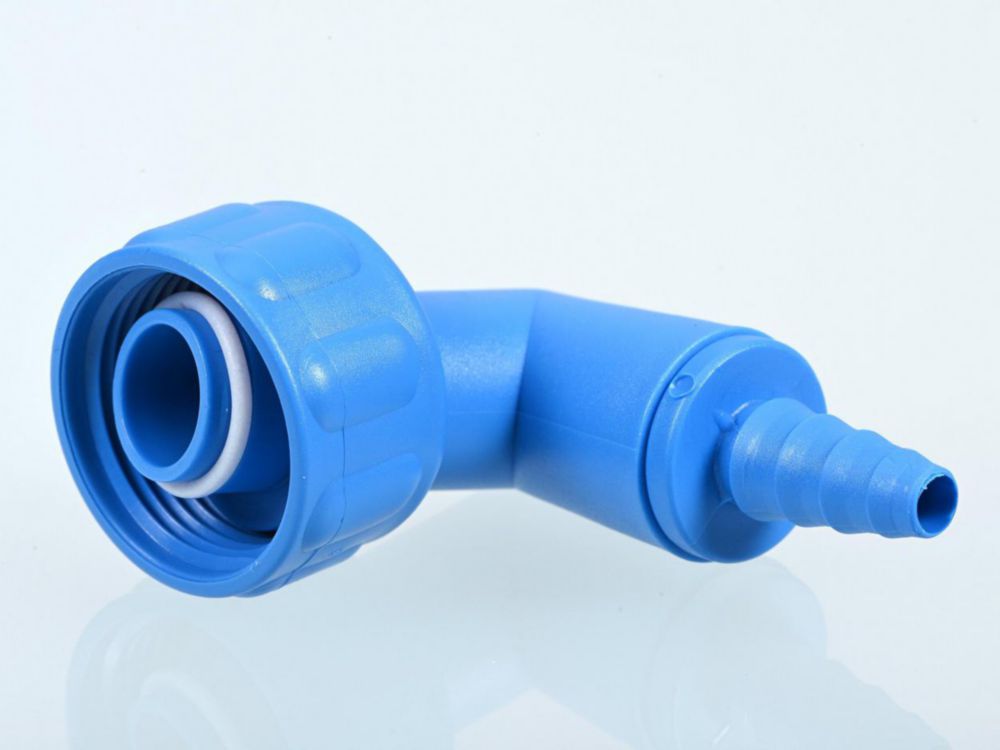 Drain angle with grommet