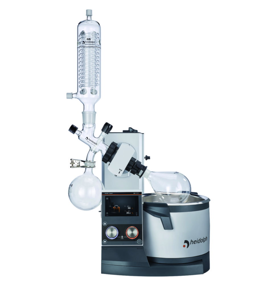 Rotary evaporator Hei-VAP Expert ML/G6B with motor lift, plastic-coated glass sets