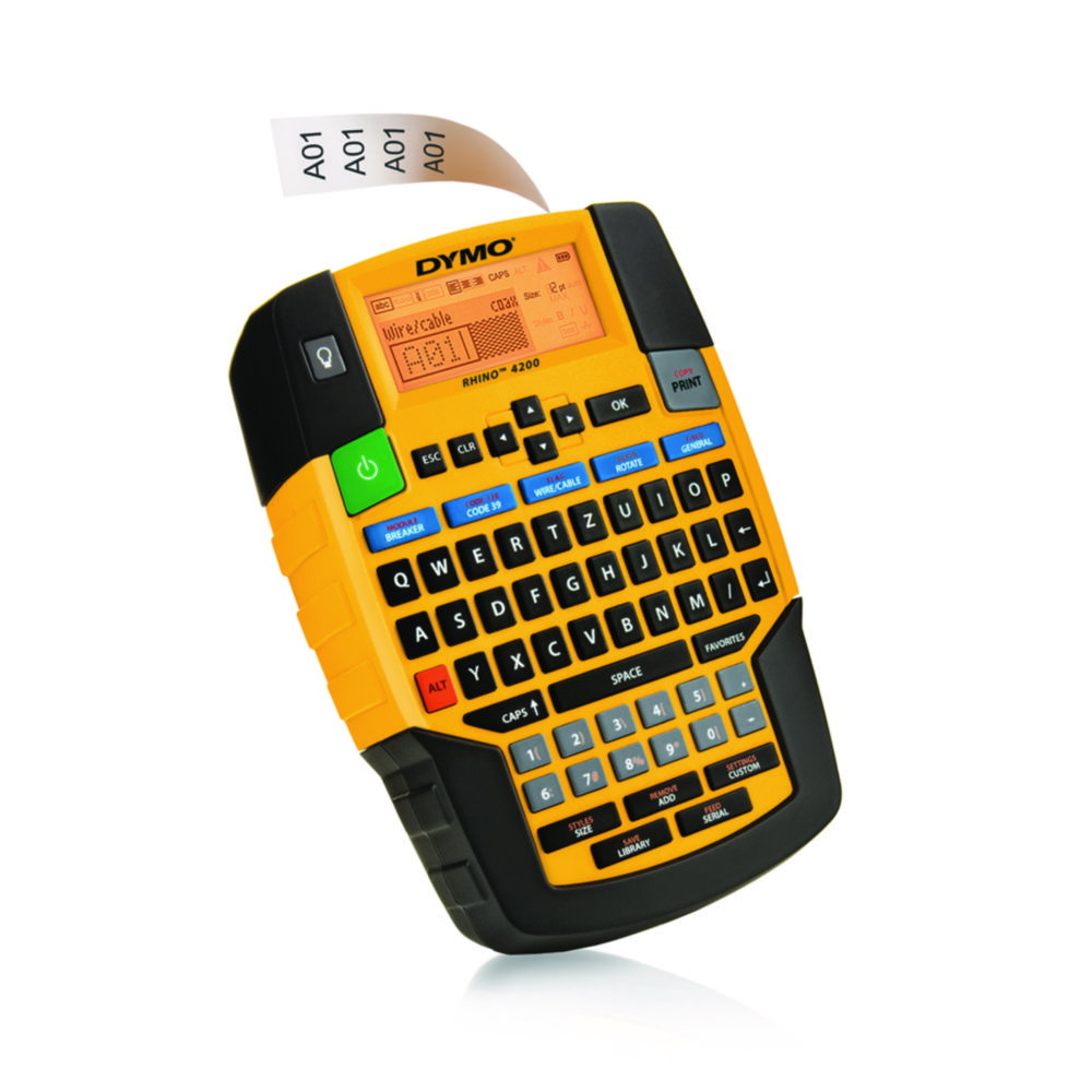 DYMO® Rhino 4200 - Industrial Labeler with AZERTY ceyboard