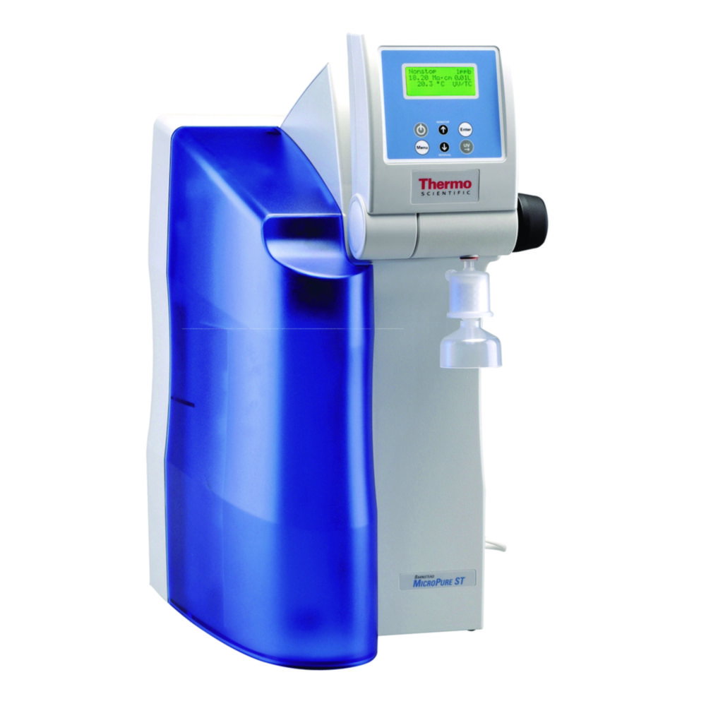 Pure water system MicroPure UF/UV up to 1,5 l/min, R 3/4", 305x300x545mm Type ASTM I, with intrgr.6 ltr.tank