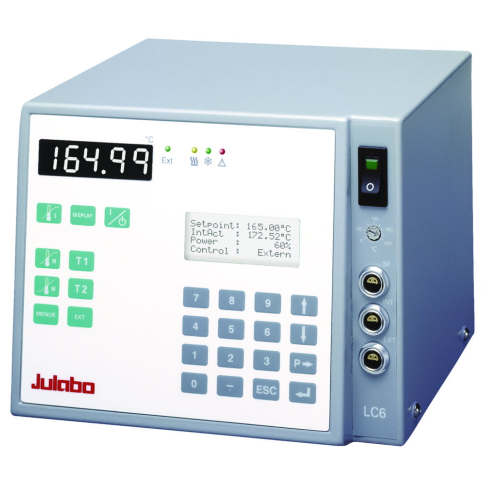 Laboratory temperature controllers,w/o.sensors temperature range,adjustable: -100° - + 400°C