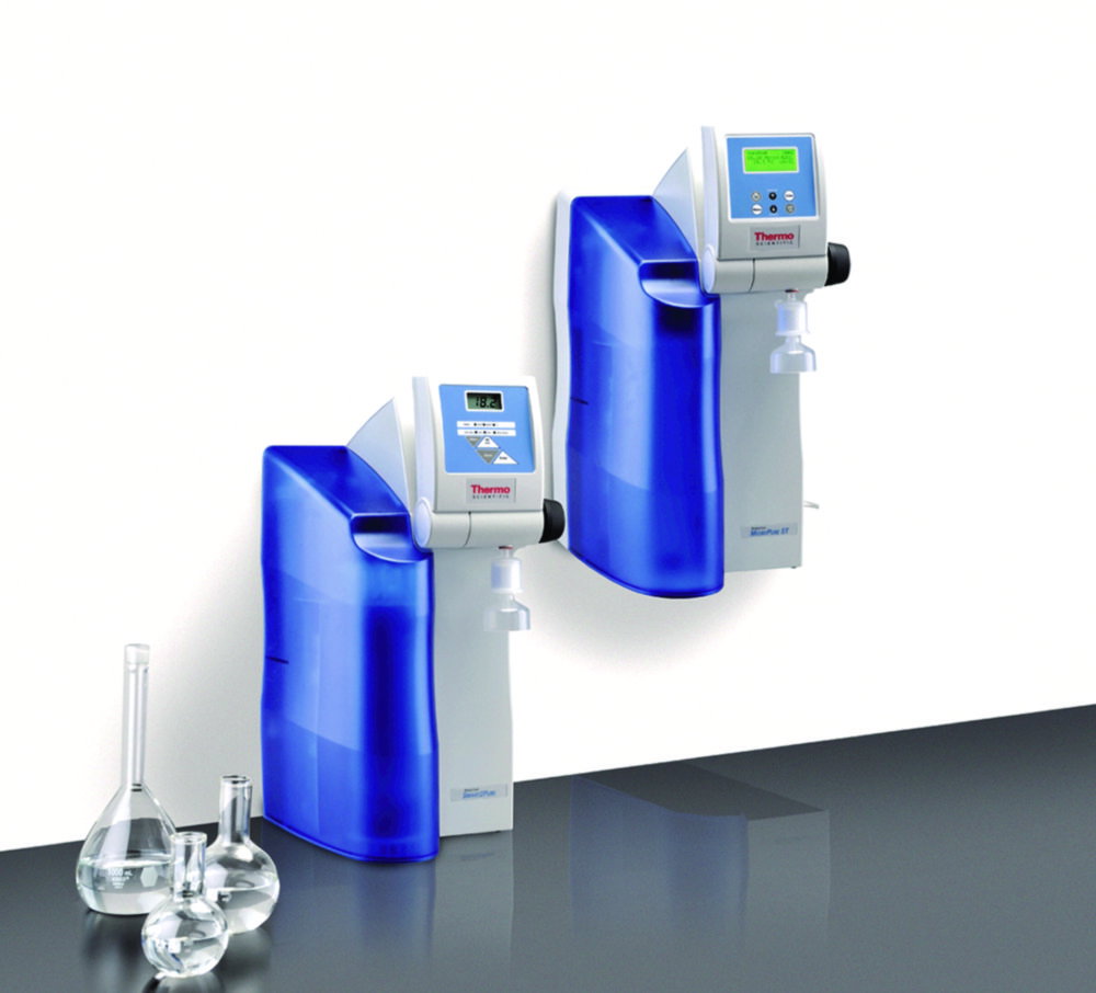 Pure water system Smart2Pure 6 UV permeate power 6 l/h, incl.6 ltr. tank, Type ASTM I, with additional UV-Photooxidation