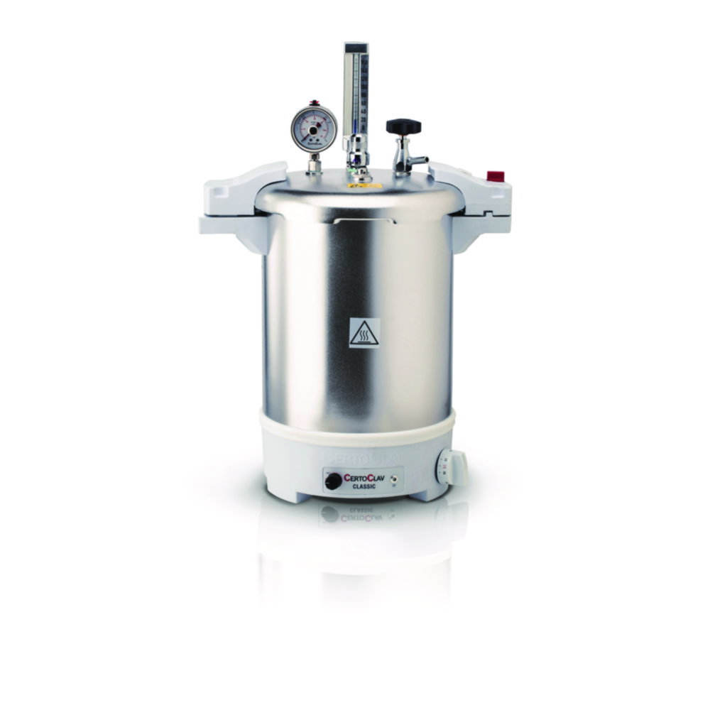CertoClav Classic 125°C or 140°C 18 Ltr., stainless steel