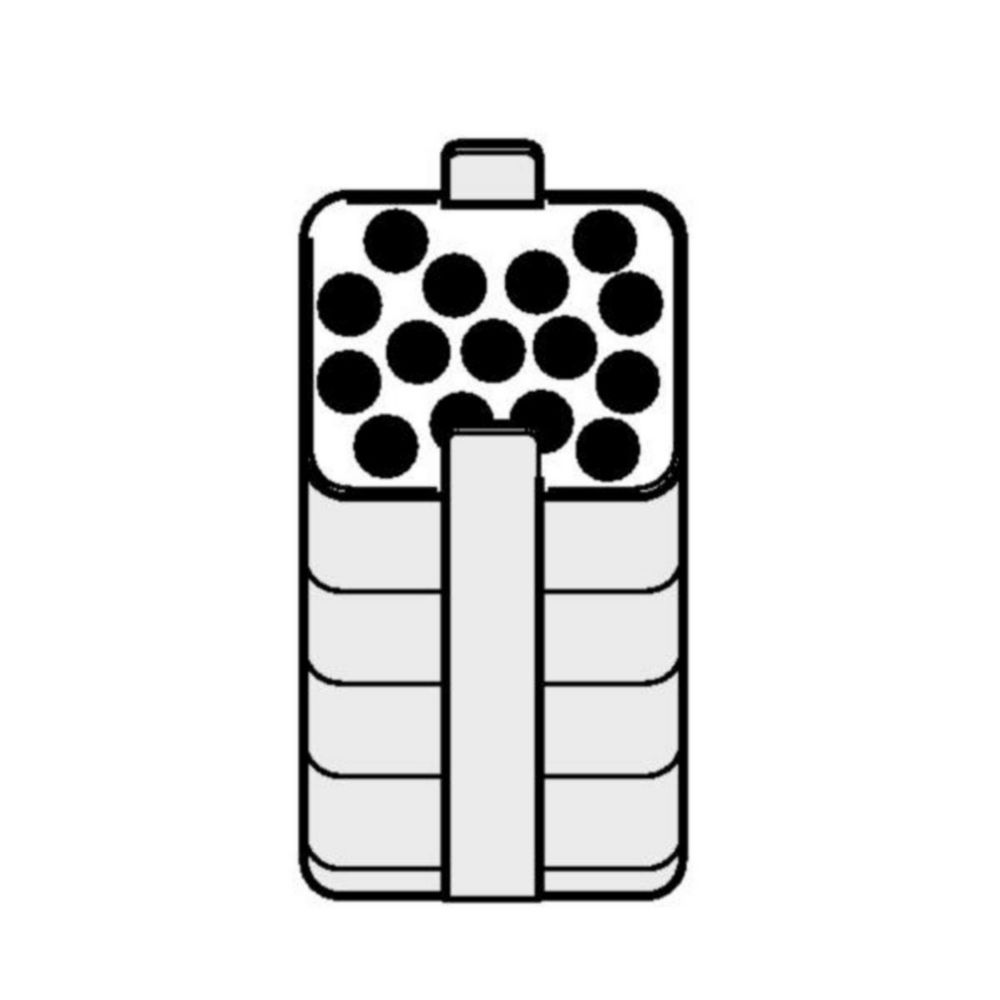 Adapter for rectangular beaker 4-7 ml pack of 2 pcs.