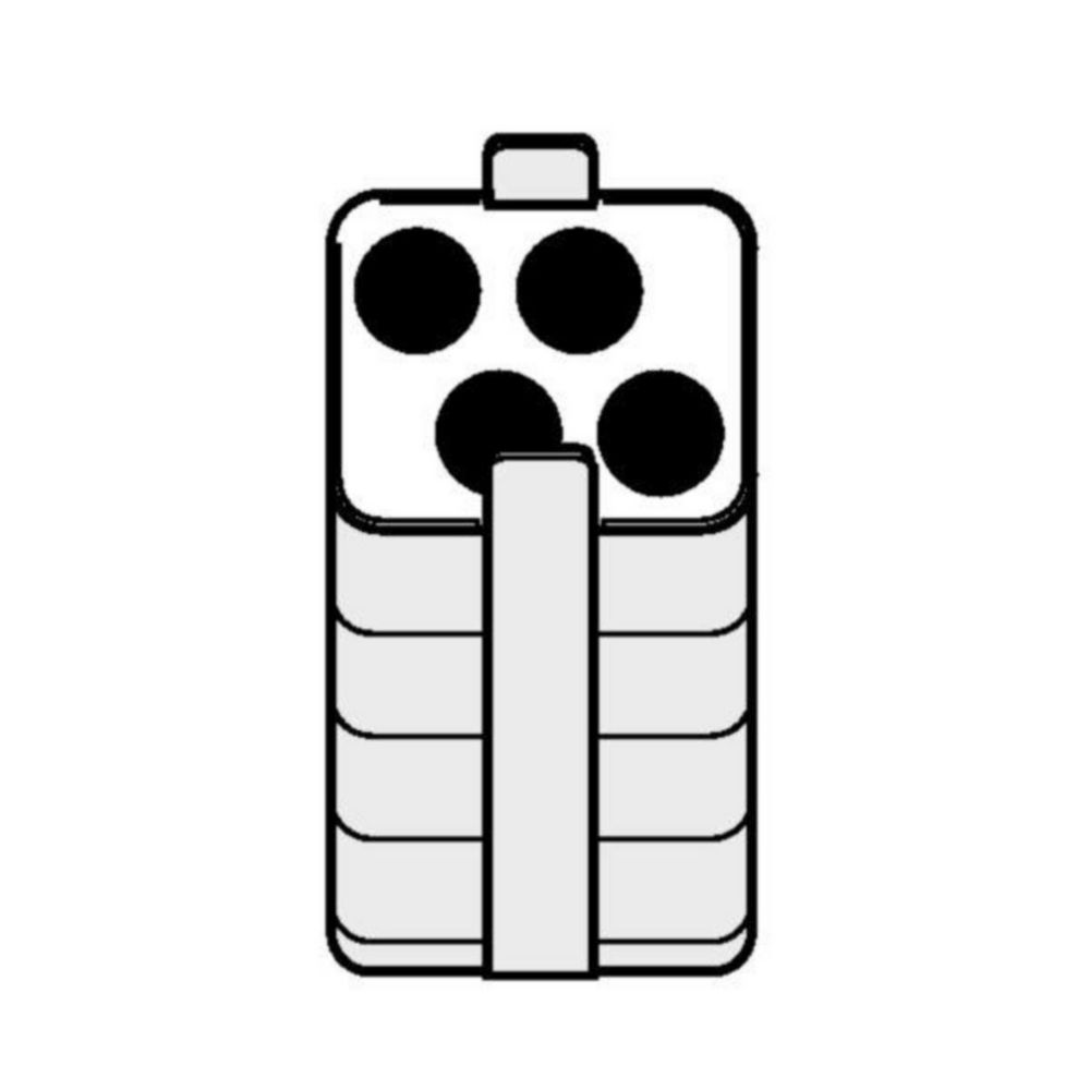 Adapter for rectangular beaker 12-30 ml