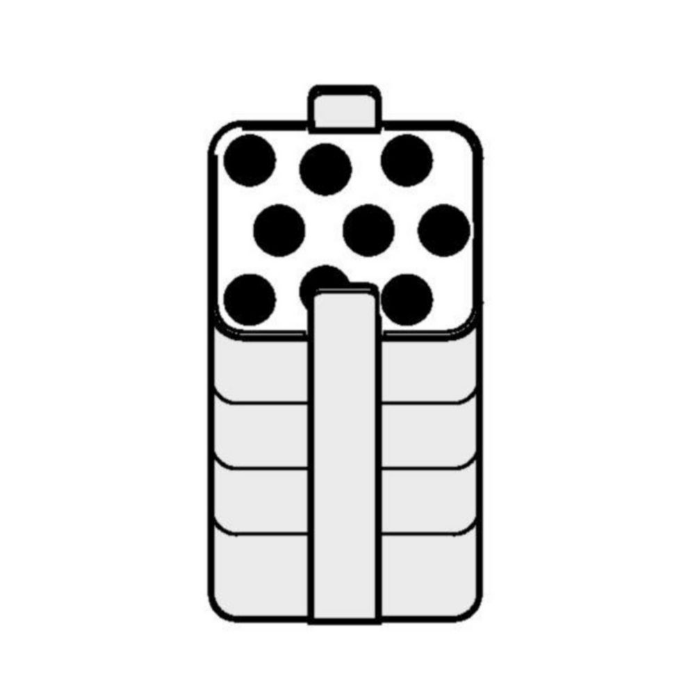 Adapter for rectangular beaker, 15 Falcon
