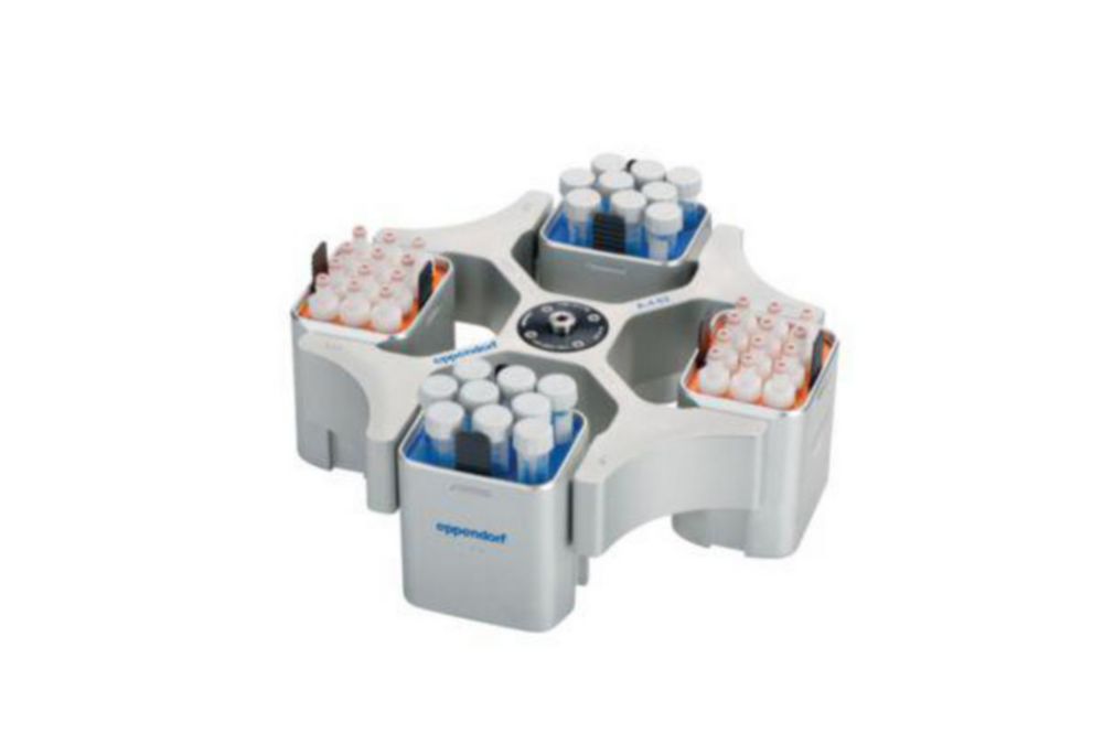 Swing-out rotor 4x240 ml incl. 4 square buckets 250 ml f. 5810 (R)