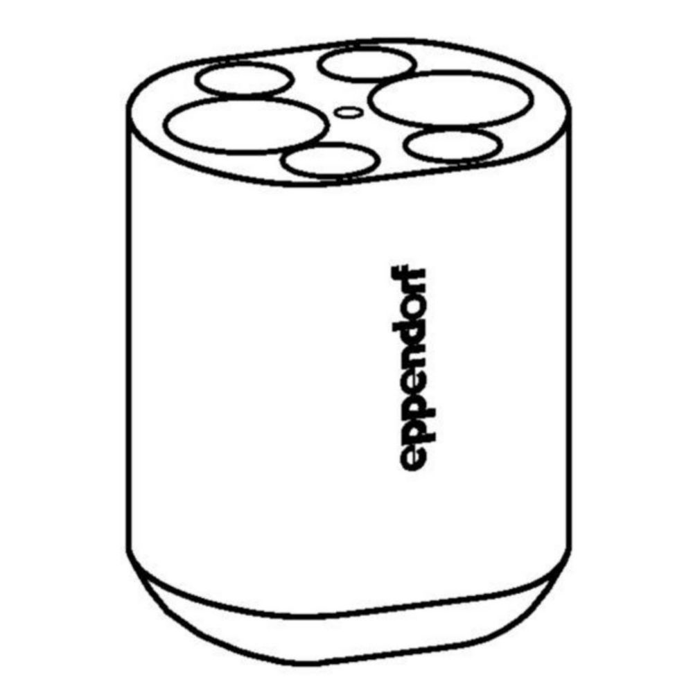 Adapter for 2x50ml conical vials skirted, for rotor S-4-72, pack of 2