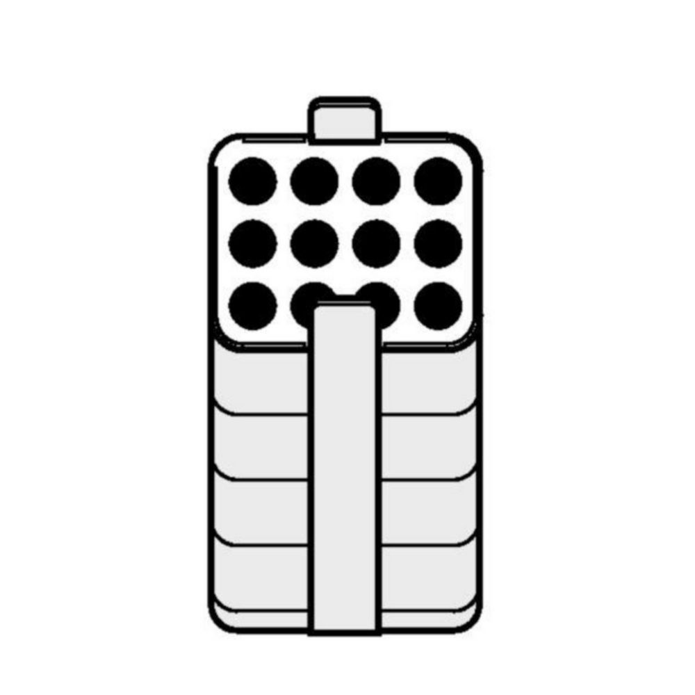 Adapter for rectangular beaker 7-17 ml
