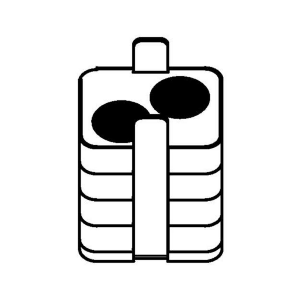 Adapter for rectangular beaker 50-75 ml
