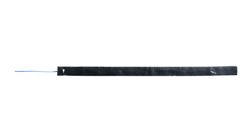 Pipe contact probe with Velcro tape, for temperature measurement on tubes up to max. 120 mm, Tmax +120°C