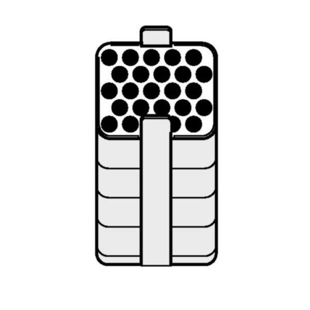 Adapter for rectangular beaker 3-5 ml